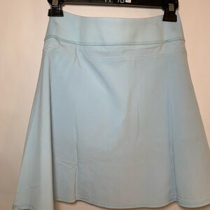 PUMA power shape solid woven skirt/ skort. Corydalis Blue. size XS flounce NWT